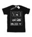 Disney - T-shirt CARS CRUZ RAMIREZ BLUEPRINT - Femme (Noir) - UTBI16091-1
