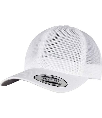 Flexfit Unisex Adult Omnimesh Mesh Cap (White) - UTRW8070