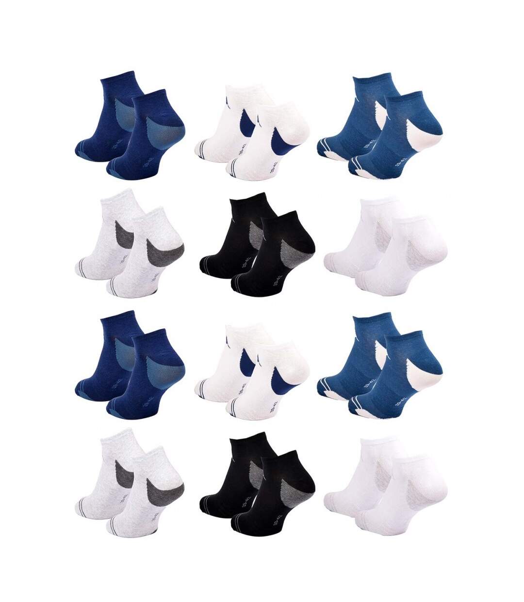 Chaussettes KAPPA SNEAKER - Pack de 12 pcs 5347-3