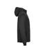 Mens Athletic Full Zip Hoodie Black Tee Jays-4