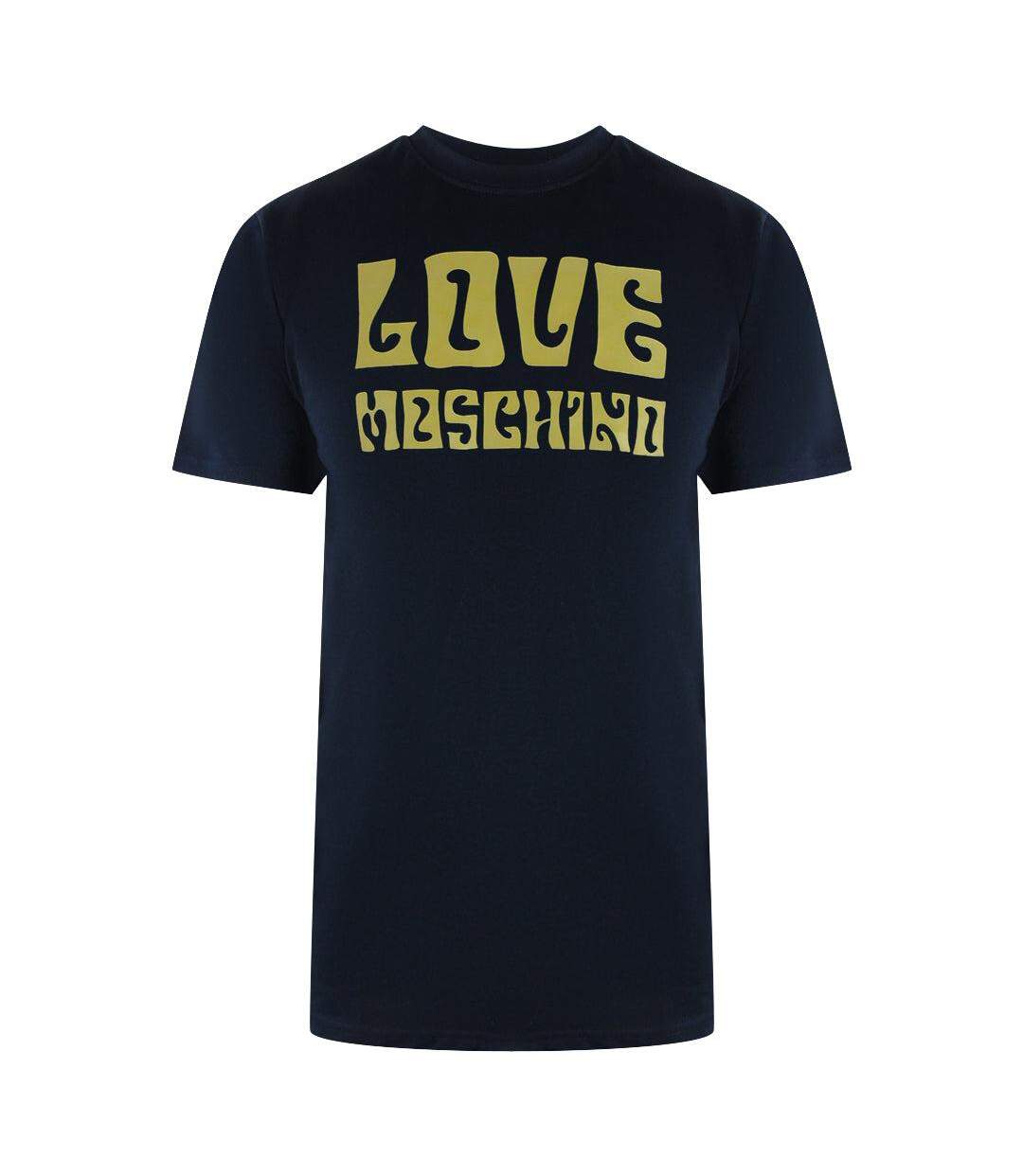 T-shirt Groovy Homme Bleu Marine Foncé Love Moschino-1