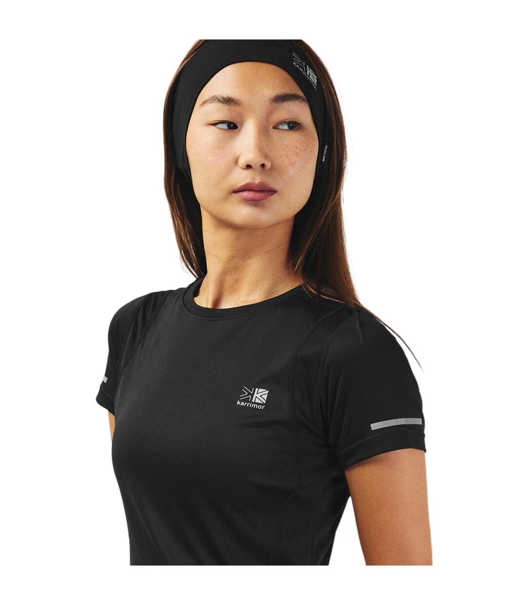 T-shirt Motif/style Imprimé Au Dos Femme Noir Karrimor-4
