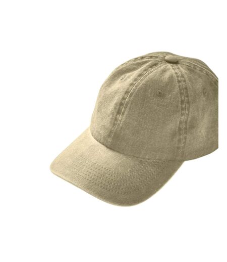 Unisex Adult Beau 6 Panel Baseball Cap Army Green MidOcean