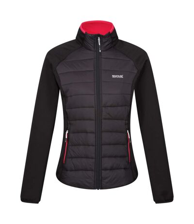 Veste hybride clumber femme noir / rose fluo Regatta