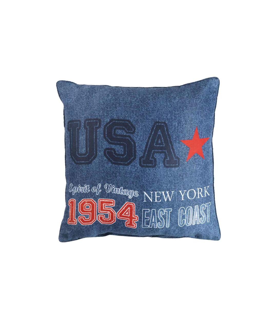 Coussin Déco East Coast 40x40cm Bleu-1