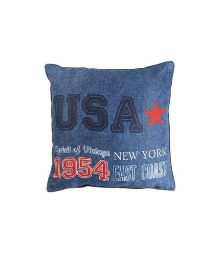 Coussin Déco East Coast 40x40cm Bleu