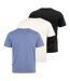 6 Pack Mens Cotton T-Shirts Short Sleeve Casual Logo Tops DENNO-2