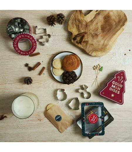 Boite de rangement en métal de Noël collection Mes petites gourmandises 1 pièce