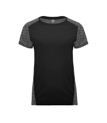 T-shirt Zolder Femme Noir Noir Chiné Roly