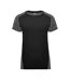 T-shirt Zolder Femme Noir Noir Chiné Roly-1