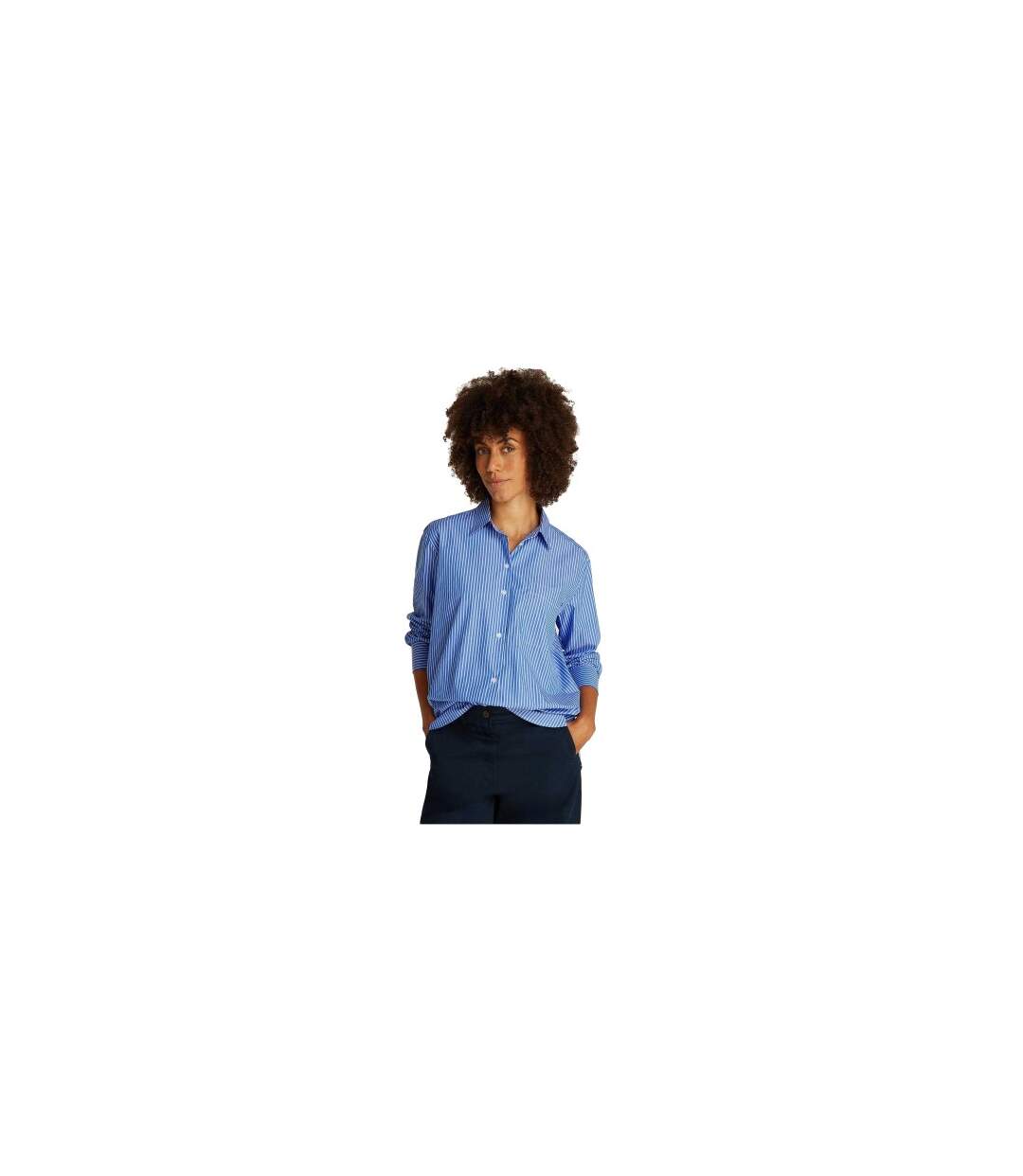 Chemise Manches Longues Femme Bleu Tommy Hilfiger-1