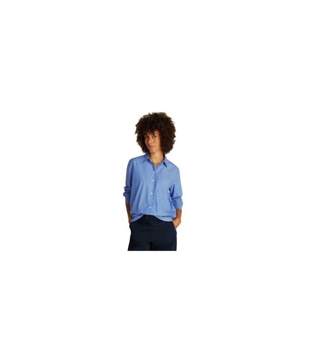 Chemise Manches Longues Femme Bleu Tommy Hilfiger