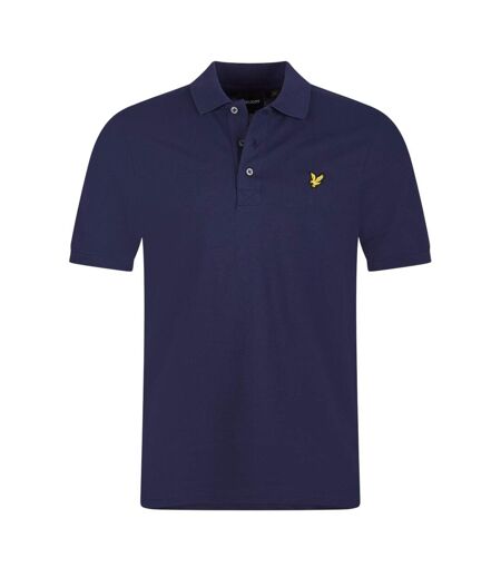 Polo Uni Manches Courtes En Coton Bio Homme Beige Gris Lyle & Scott