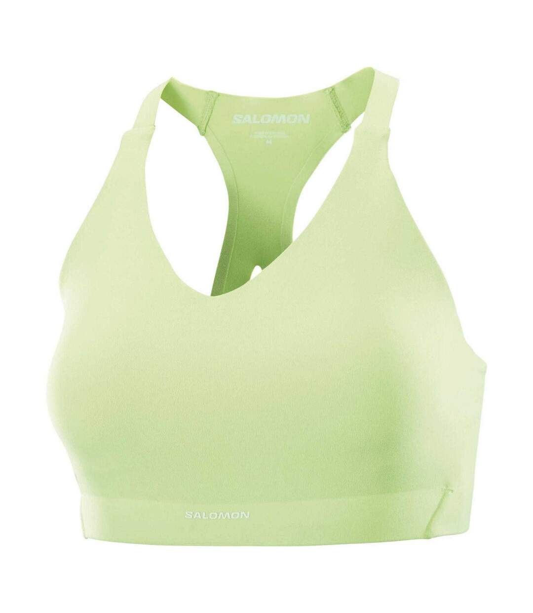 Womens/ladies Bliss Sports Bra Lime Salomon-2