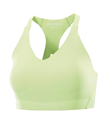 Womens/ladies Bliss Sports Bra Lime Salomon