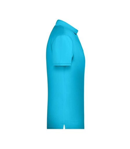 Polo Basic Homme Turquoise Vif James And Nicholson