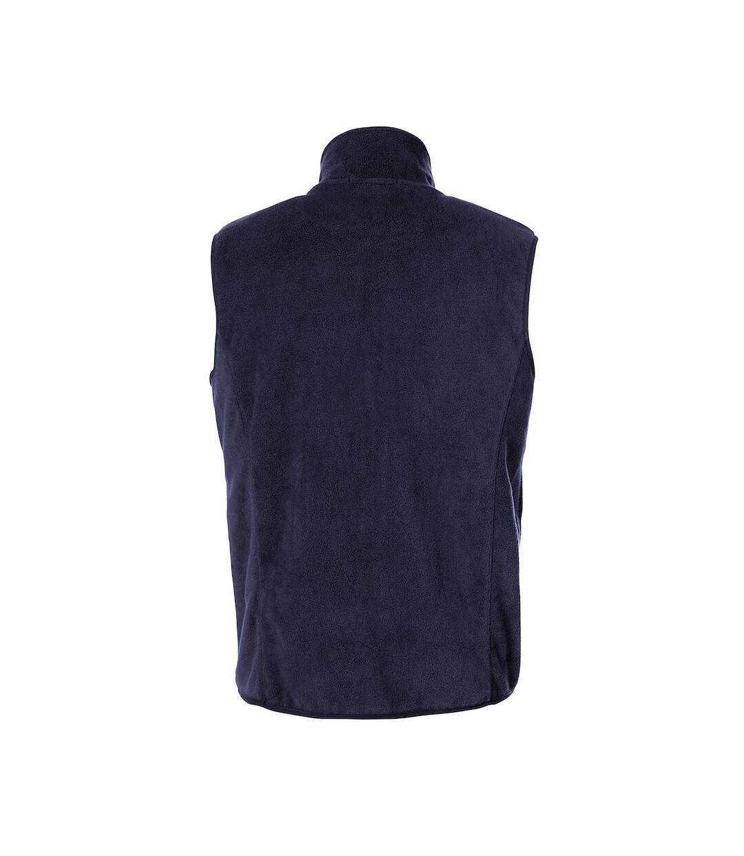 Unisex Adult Basic Polar Fleece Vest Top Dark Navy Clique-2