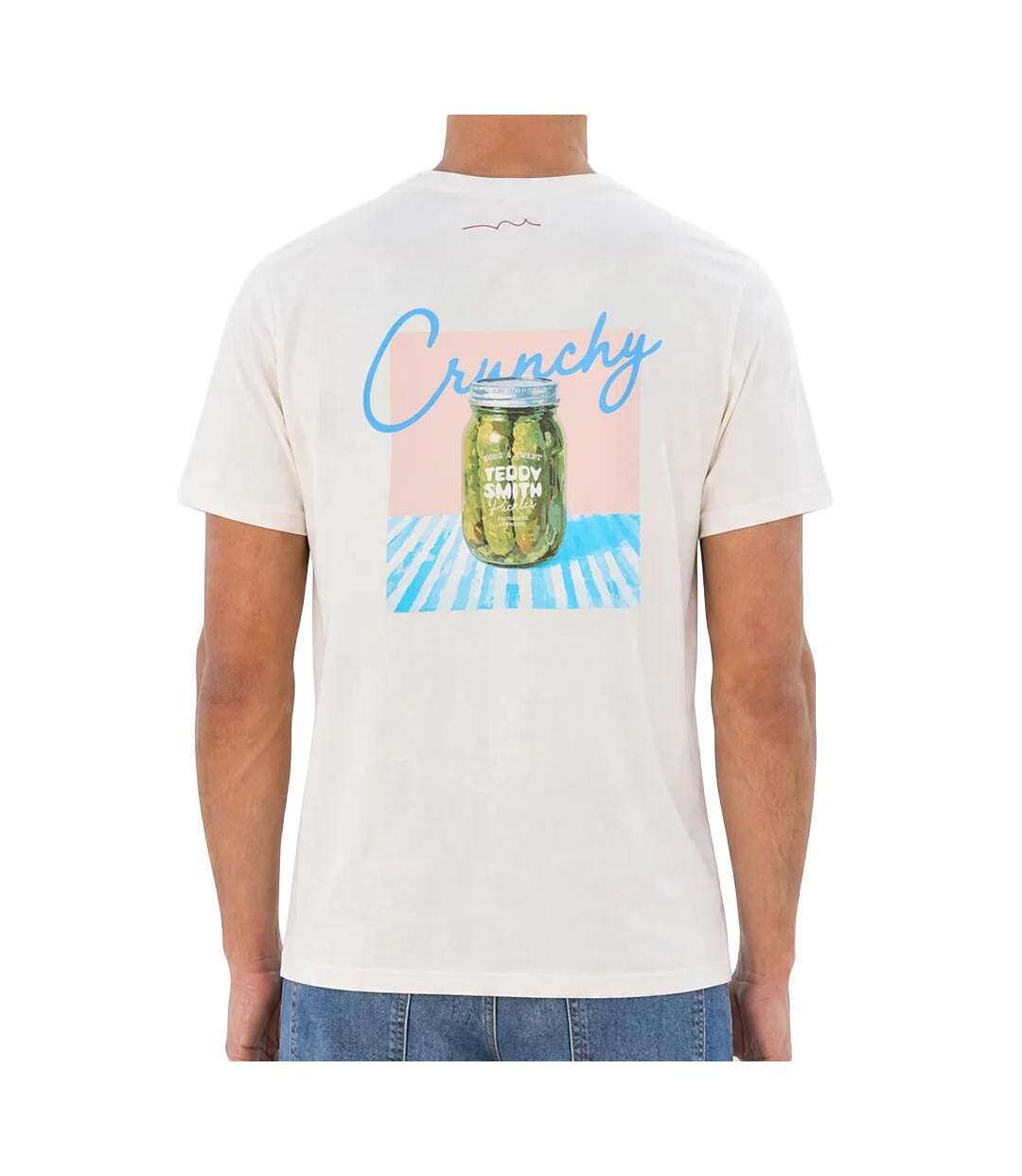 T-Shirt blanc homme teddy smith pickles-2