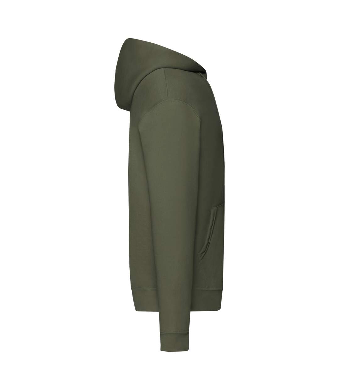Veste À Capuche Classic Adulte Olive Classique Fruit Of The Loom-3