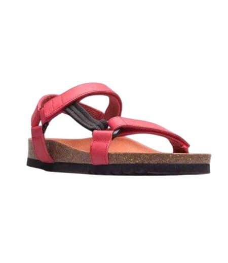 Womens/ladies Heaven Ad Leather Sandals Pink Scholl