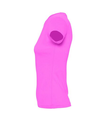 SOLS Womens/Ladies Imperial Heavy Short Sleeve Tee (Candy Pink) - UTPC291