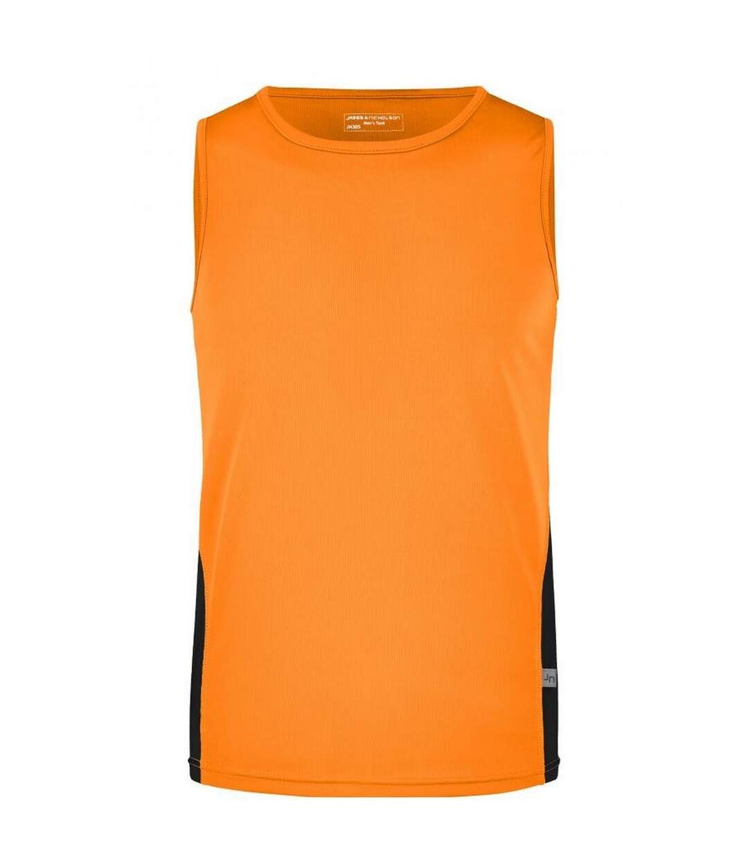 Débardeur Homme Orange Noir James And Nicholson-1