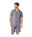 Pyjama court ouvert homme Popeline Eminence-1