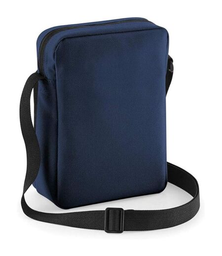 Bagbase Across Shoulder Strap Cross Body Bag (Pack Of 2) (French Navy) (One Size) - UTBC4472