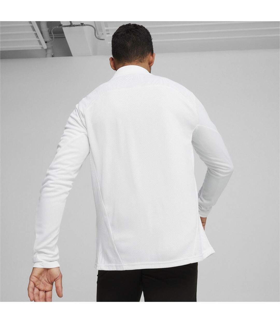 Mens Teamgoal Jacket White Silver Puma-4