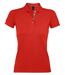 Polo manches courtes - Femme - 00575 - rouge
