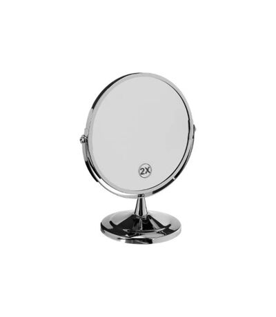 Miroir sur Pied Grossissant Chrome 24cm Argent