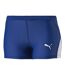 Womens/ladies Tight Shorts Blue Puma-1