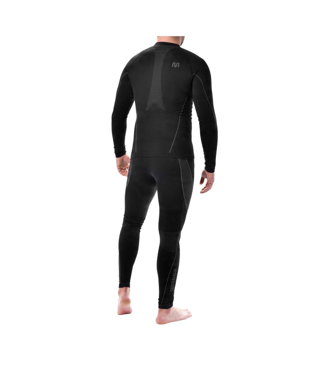 Ensemble Sous-vêtements Thermiques Homme Noir Meteor-2