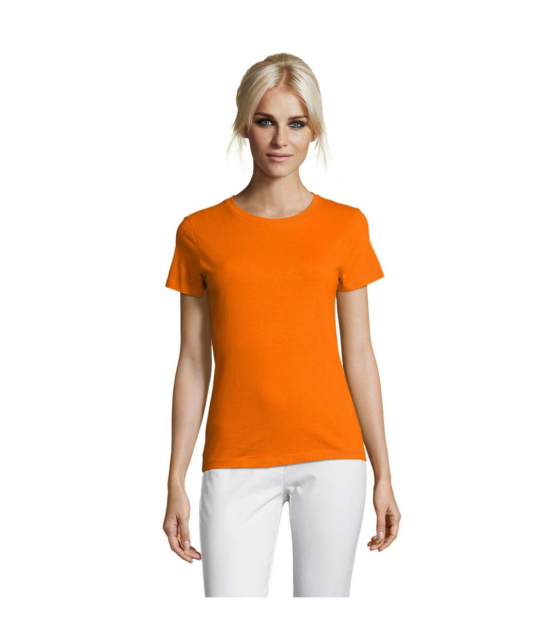 T-shirt Regent Femme Orange SOLS-1