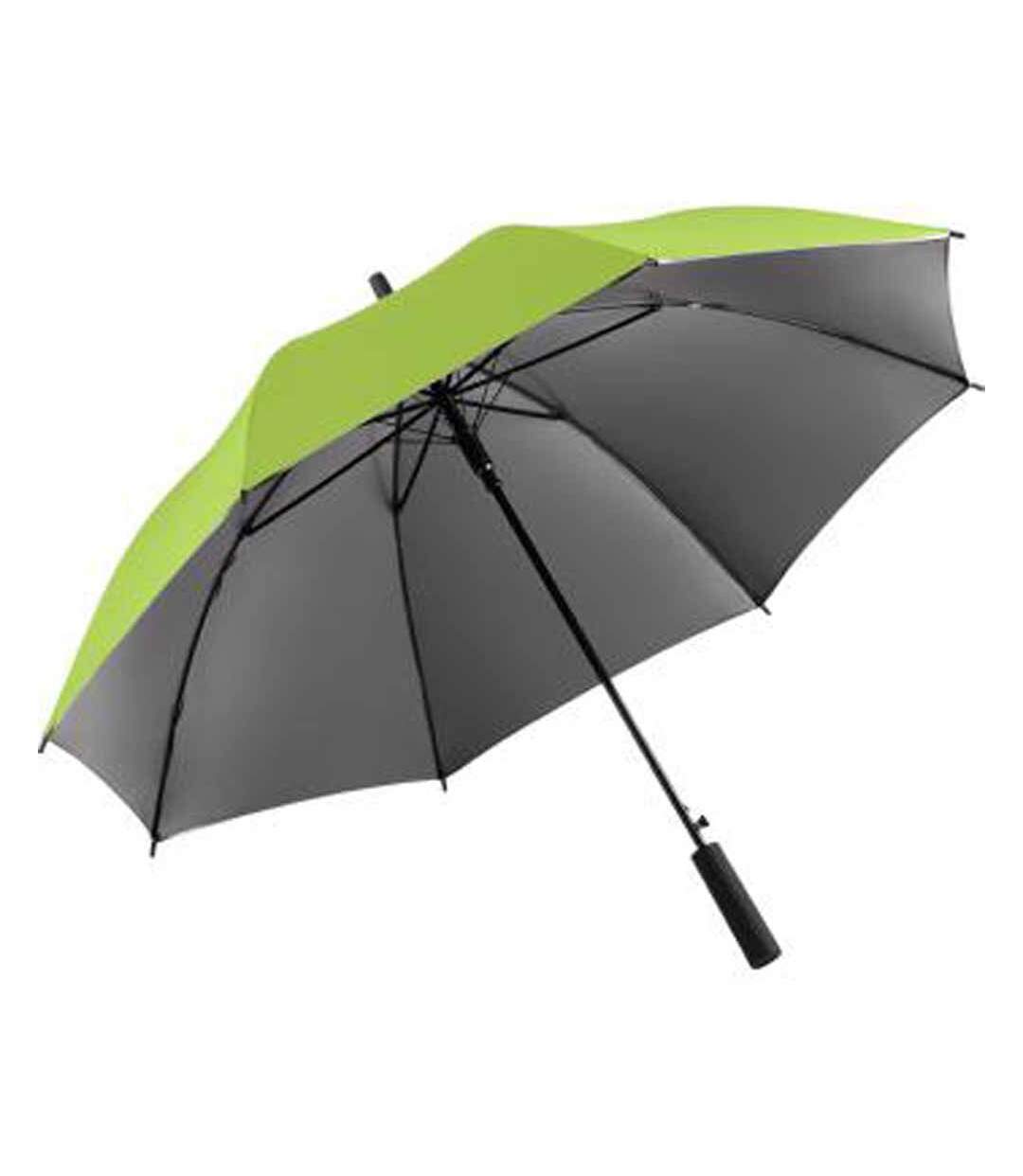 Parapluie standard 2 couleurs double face - FP1159 - vert citron - gris-2