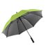 Parapluie standard 2 couleurs double face - FP1159 - vert citron - gris