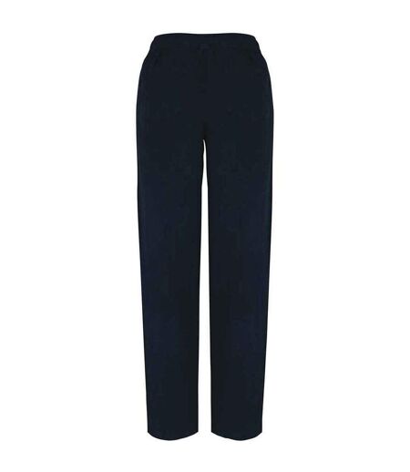 Womens/ladies washed trousers washed navy Spasso