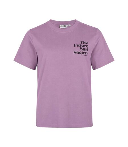T-Shirt violet femme o'neill future surf