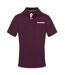 Mens Collared Short-sleeved Polo Shirt Red Aquascutum-1
