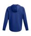Mens Essential Fleece Raglan Hoodie Blue Under Armour-3
