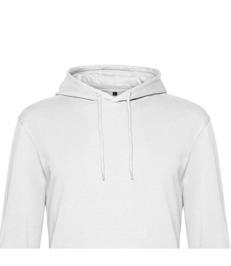 Sweat à capuche # homme blanc B&C