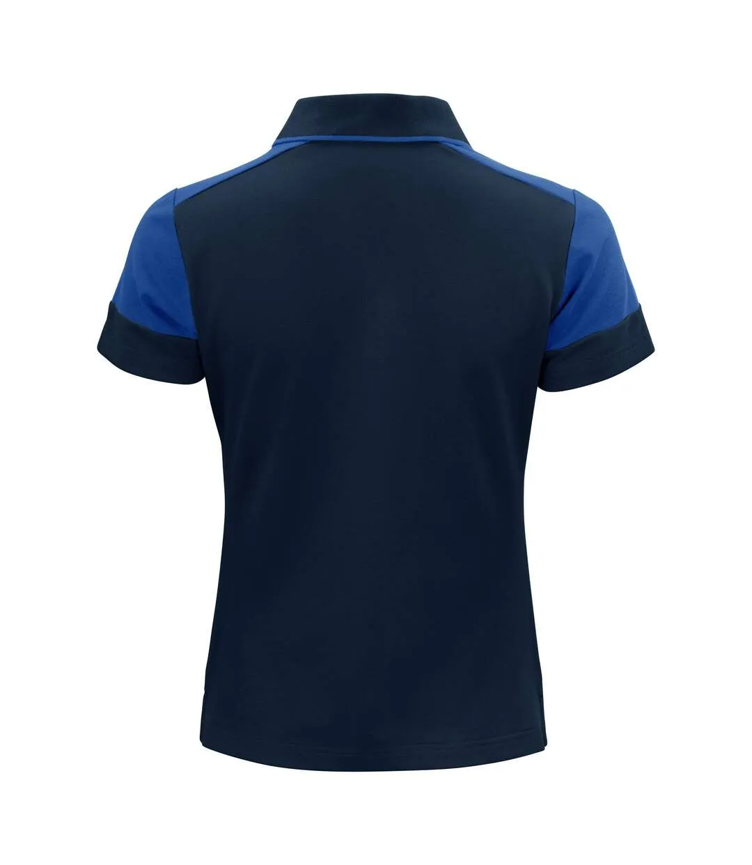 Womens/ladies Polo Shirt Navy Cobalt Printer PRIME-3