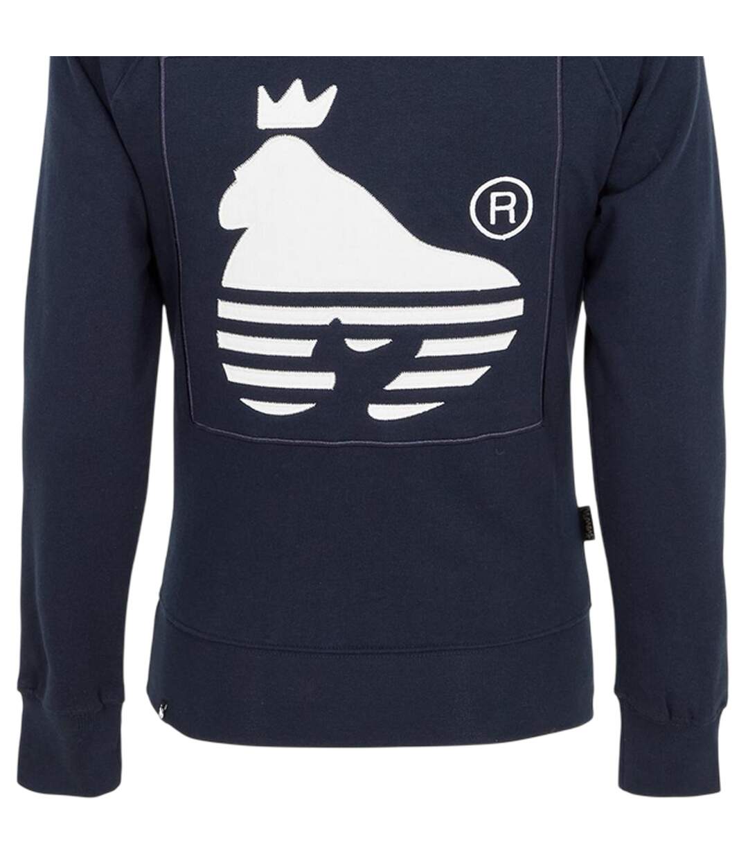 Mens Sig Hells Cotton Hoodie Navy Money-4