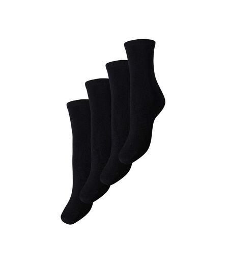 X4 Paires de Chaussettes Noir Femme Pieces Celisa - 36/38