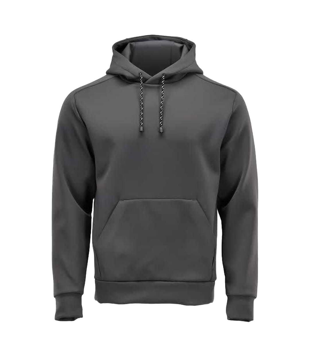 Sweat À Capuche Motif/style Uni Customised Homme Gris Pierre Mascot-1