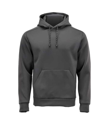 Sweat À Capuche Motif/style Uni Customised Homme Gris Pierre Mascot
