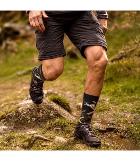 Jeep - 6 Paires Chaussettes Camo Homme Coton Travail Randonnée