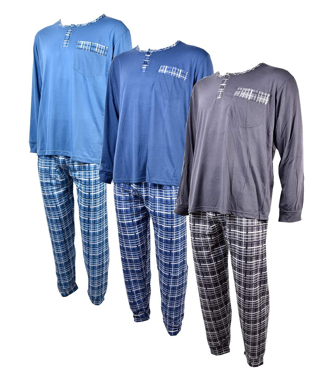 Pyjama Homme Eco HOMEWEAR 2856 BLEU-4