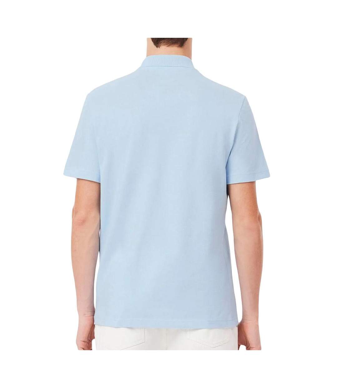 Polo bleu ciel homme lacoste dh55220-2