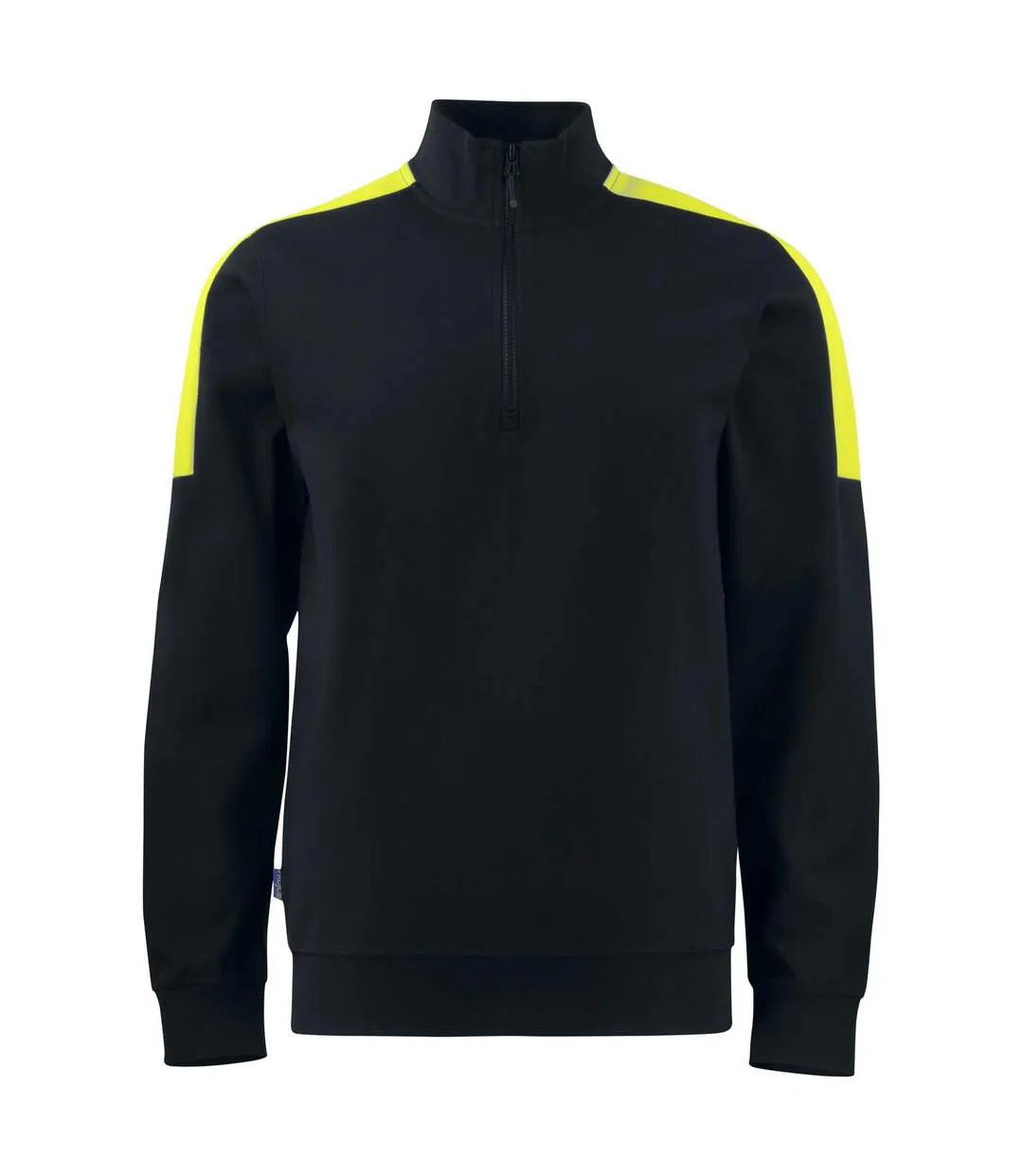 Sweat Prio Homme Noir Jaune Projob-1